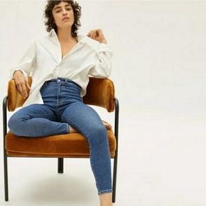 Everlane Way High Skinny Jeans Vintage Stretch Size 30